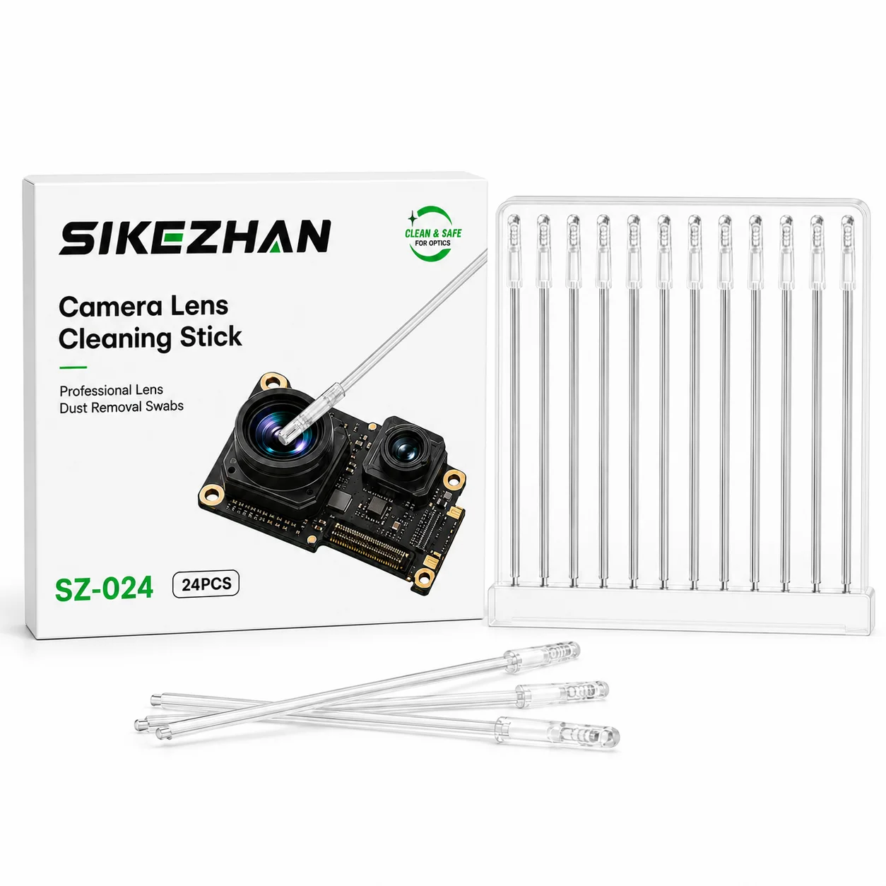  SIEKZHAN 48PCS Camera Lens Cleaner Stick Synthetic Resin Gel Stick for Mobile Phone Camera Lens Dust Removal Cleaning Tool