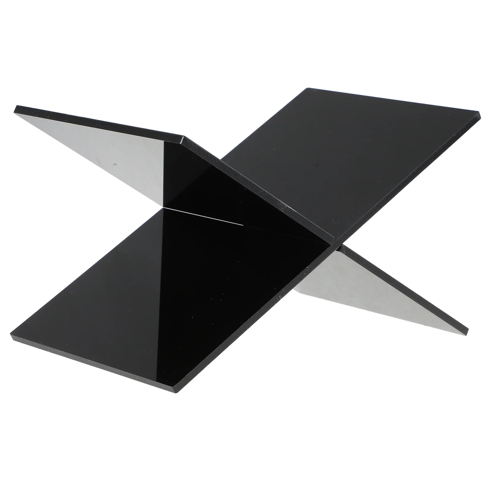 

1pcs Acrylic Book Holder Stand For Display Stable Desktop Organizer Books Magazines Files Recipes Cards Storage Bookend