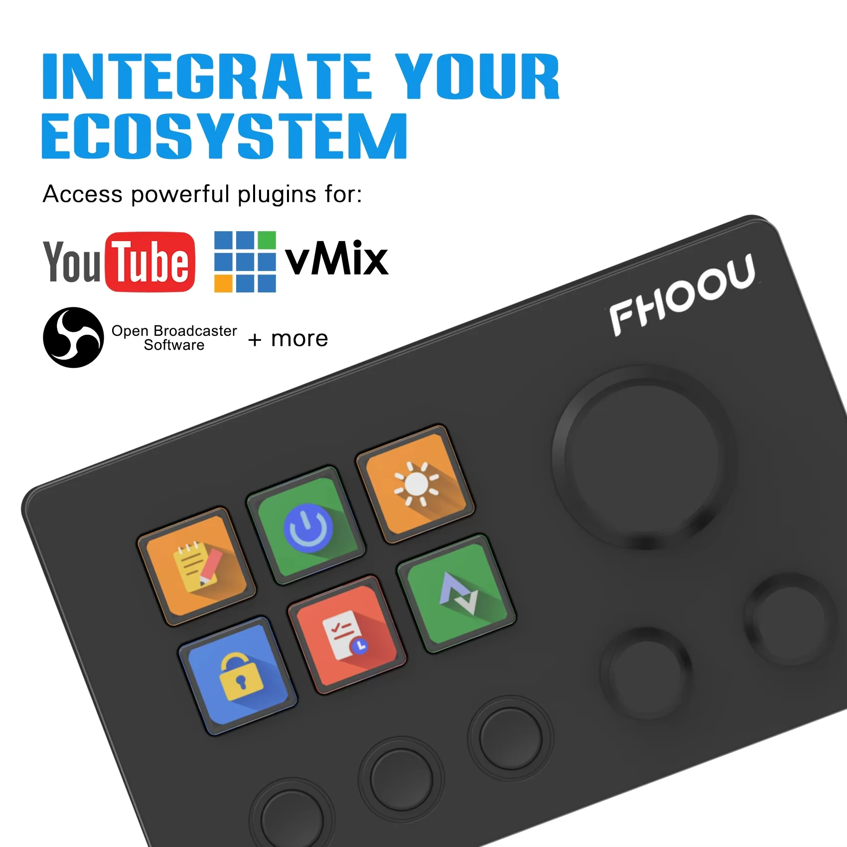 Imagem -02 - Mirabox n3 Streamdeck Versão Global Stream Deck Lcd Controlador de Criação de Conteúdo ao Vivo Botão Personalizado Teclado Visual para Win Mac