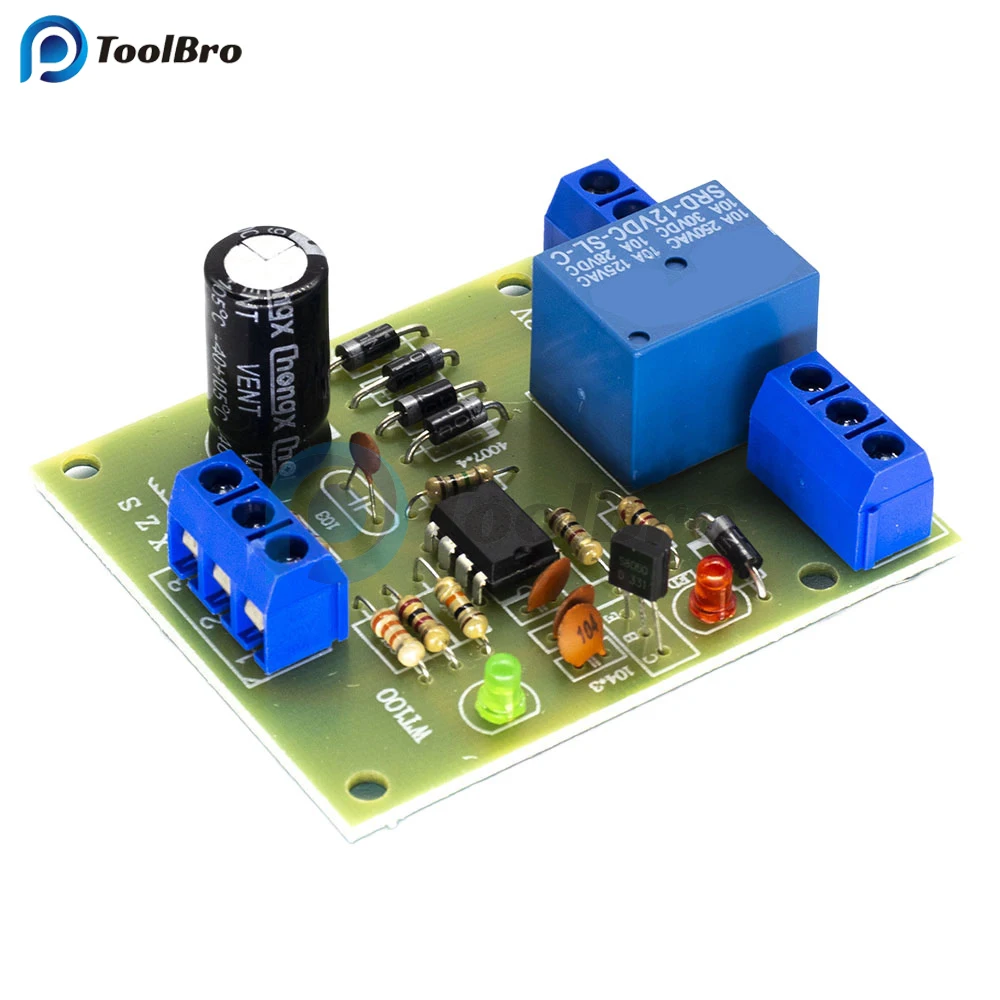 Liquid Water Level Controller Sensor Module DC 9-12V Automatic Pumping Drainage Water Level Detection for Pump Control