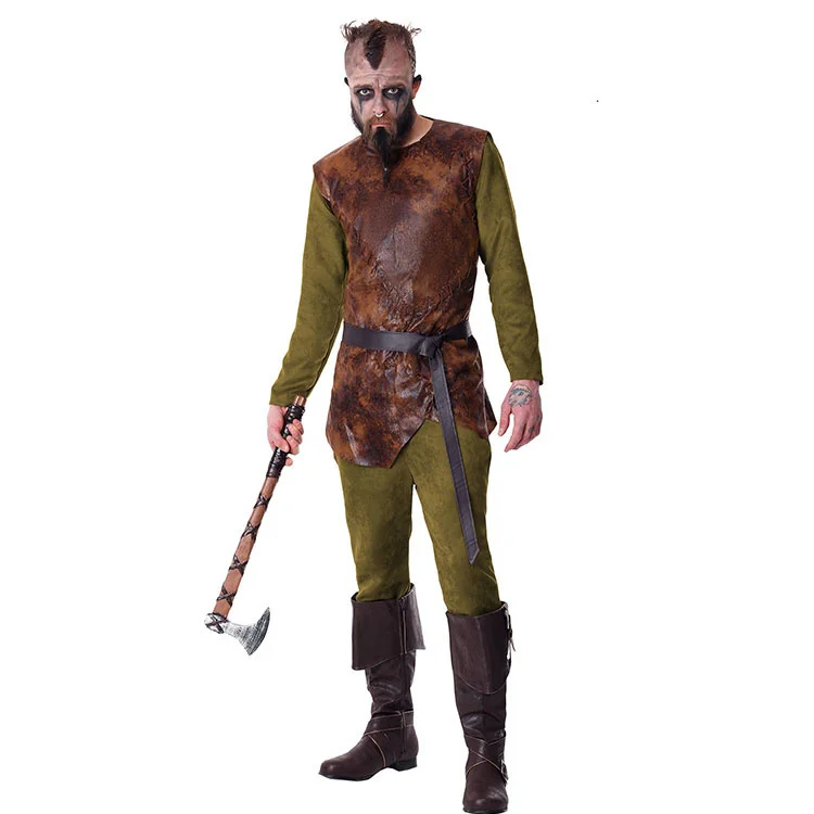 2022 männer Cosplay Medieval Vintage Renaissance Viking Krieger Ritter Kostüm Männer Nordic Armee Pirate Tunika Hemd Tops Renaissance