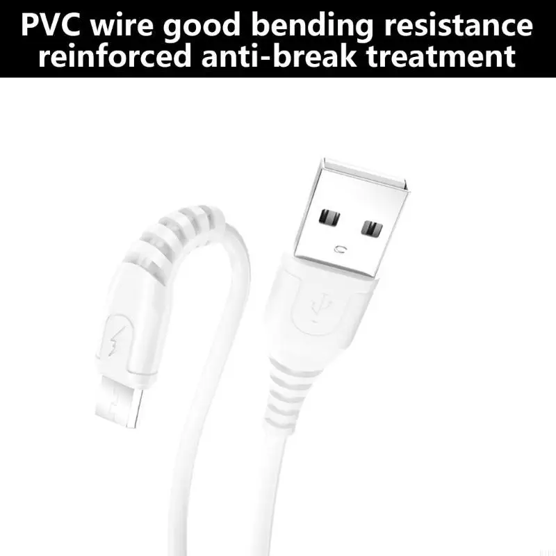 E1PFフラッシング充電6A USBタイプCケーブル60 120Wの高速充電充電USB CコードケーブルUSB C充電