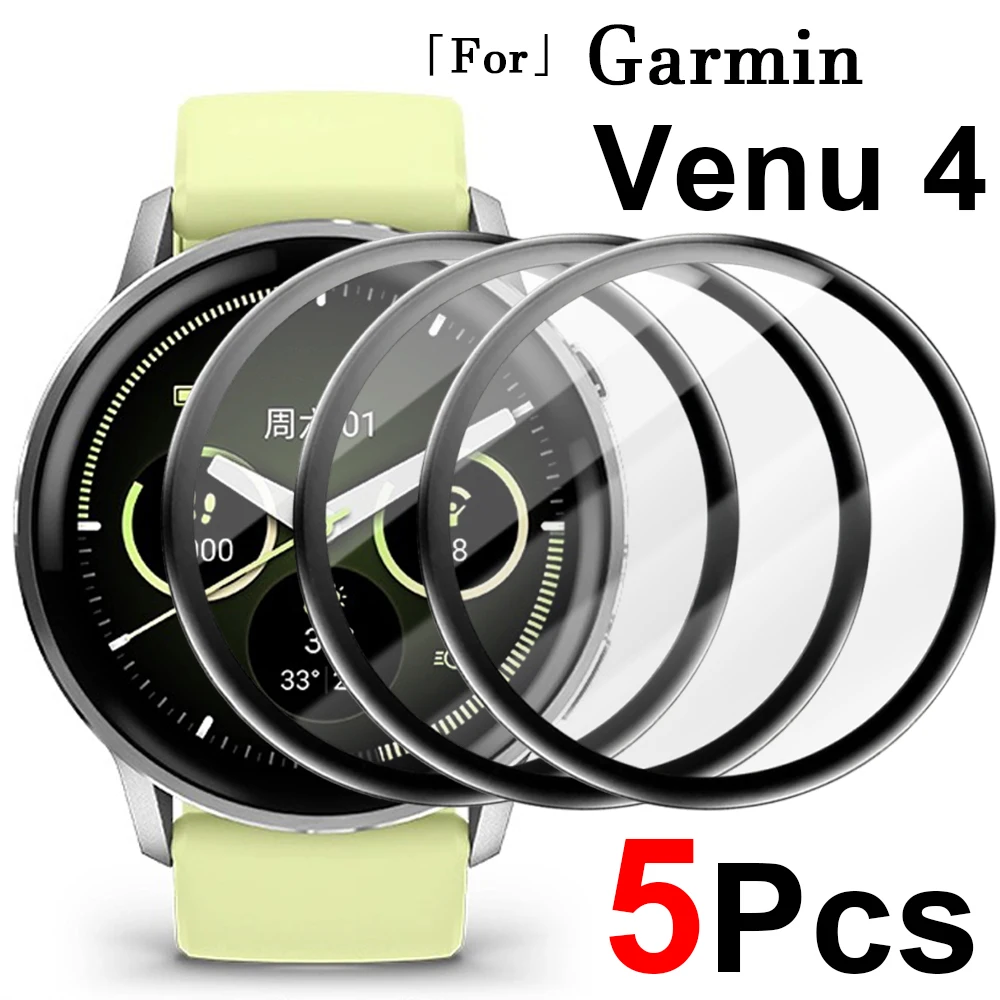 

Screen Protector For Garmin Venu 4 45mm 41mm 3D Curved Anti-scratch Film Full Coverage Protection for Garmin Venu4 Flexible Film