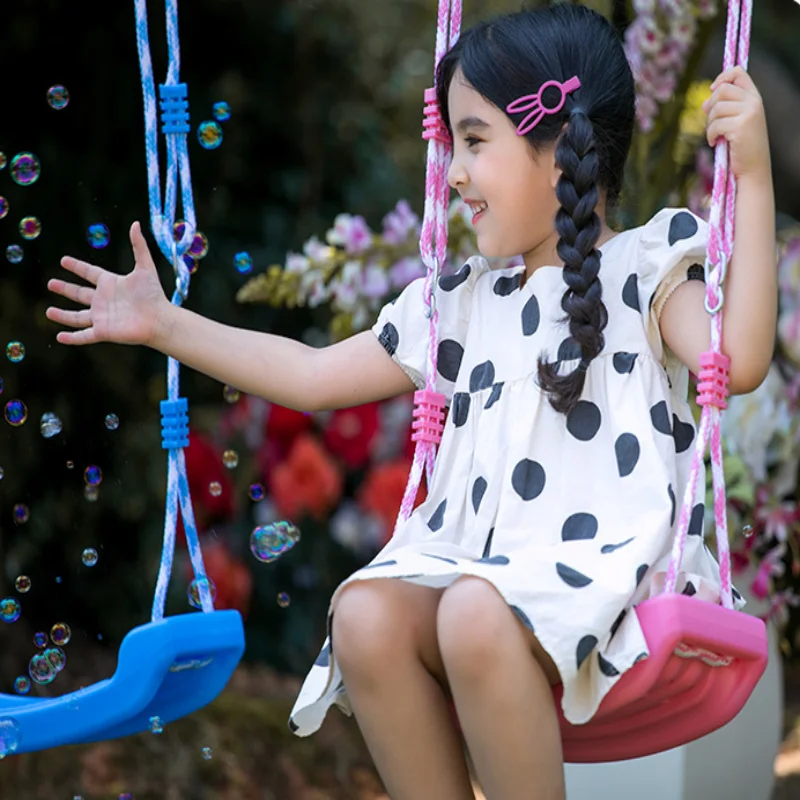 الأطفال الأولاد والبنات يتأرجح ألعاب الطيران حديقة يتأرجح الأطفال مقاعد معلقة اللعب ارتفاع قابل للتعديل الحبال داخلي في الهواء الطلق