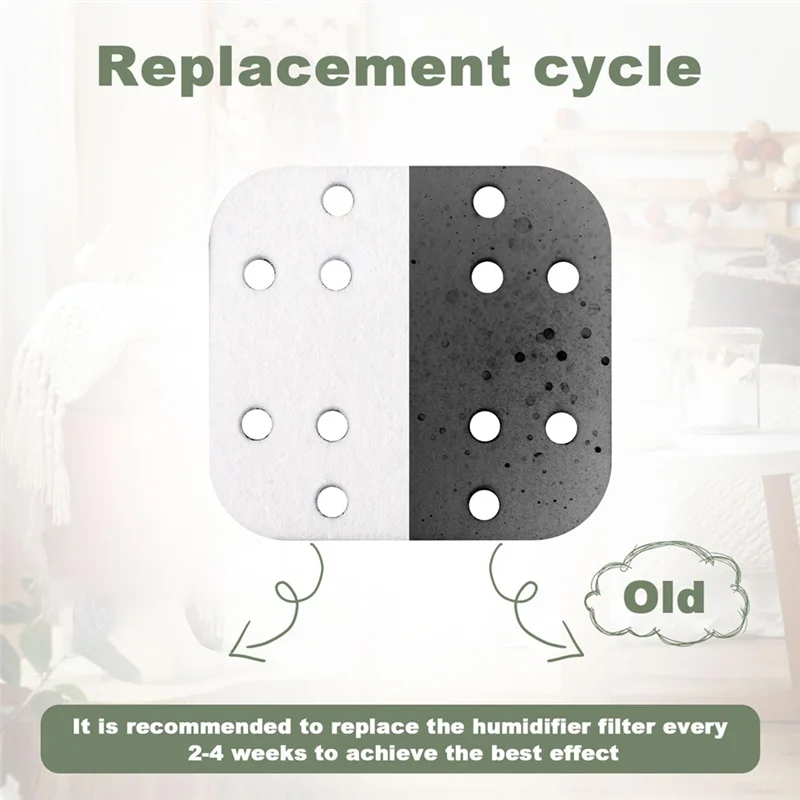 20Pcs Humidifier Replacement Filters For Levoit, Humidifier Accessories For Levoit LV600S, LV600HH, Oasismist 450SA83X