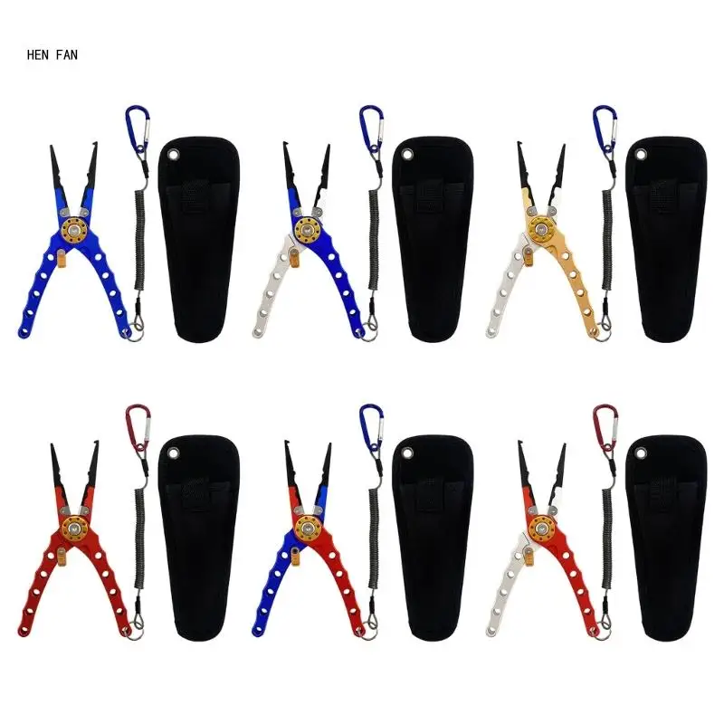 

Fishing Grippers Fishing Hook Remover Aluminum Alloy Fish Plier Clamps Grabber M89D