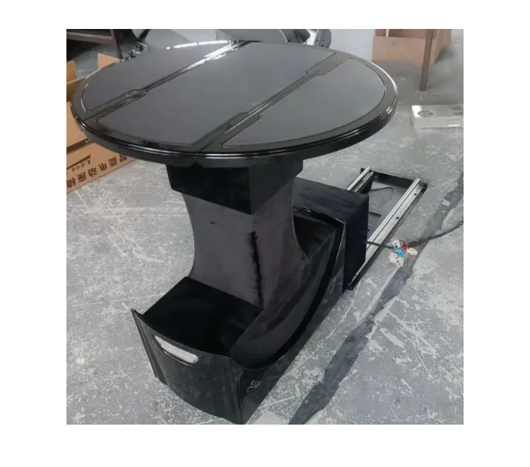 

Electric Liftable Hidden Small Table for the Rear Seats of Commercial Vehicles RVs and Vans.