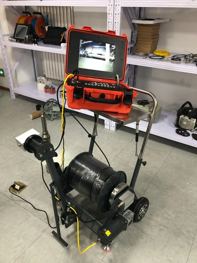 Caméra de forage d'inspection de puits d'eau souterraine de 100 m