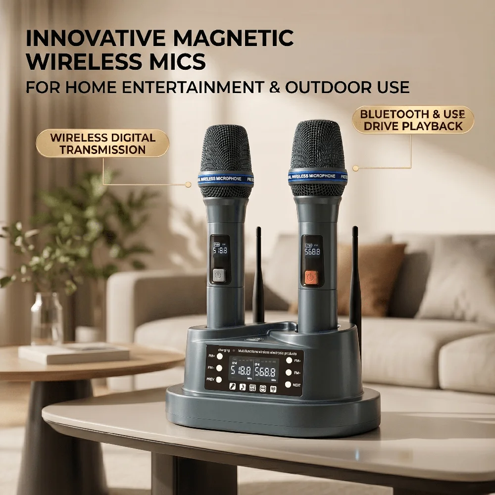 DGNOG U-88 Rechargeable 2.4G W - đánh giá và giá Bluetooth Karaoke Microphone Handheld