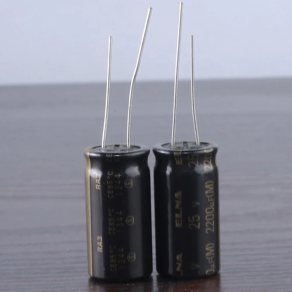 10pcs ELNA RA3 2200UF 25V Audio Capacitor for 12.5*25mm