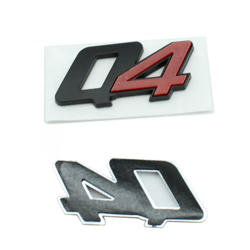 Q4 letter logo car sticker for Maserati new president V6 V8 Ghibli body tail cover Q4 four-wheel drive modification accessories