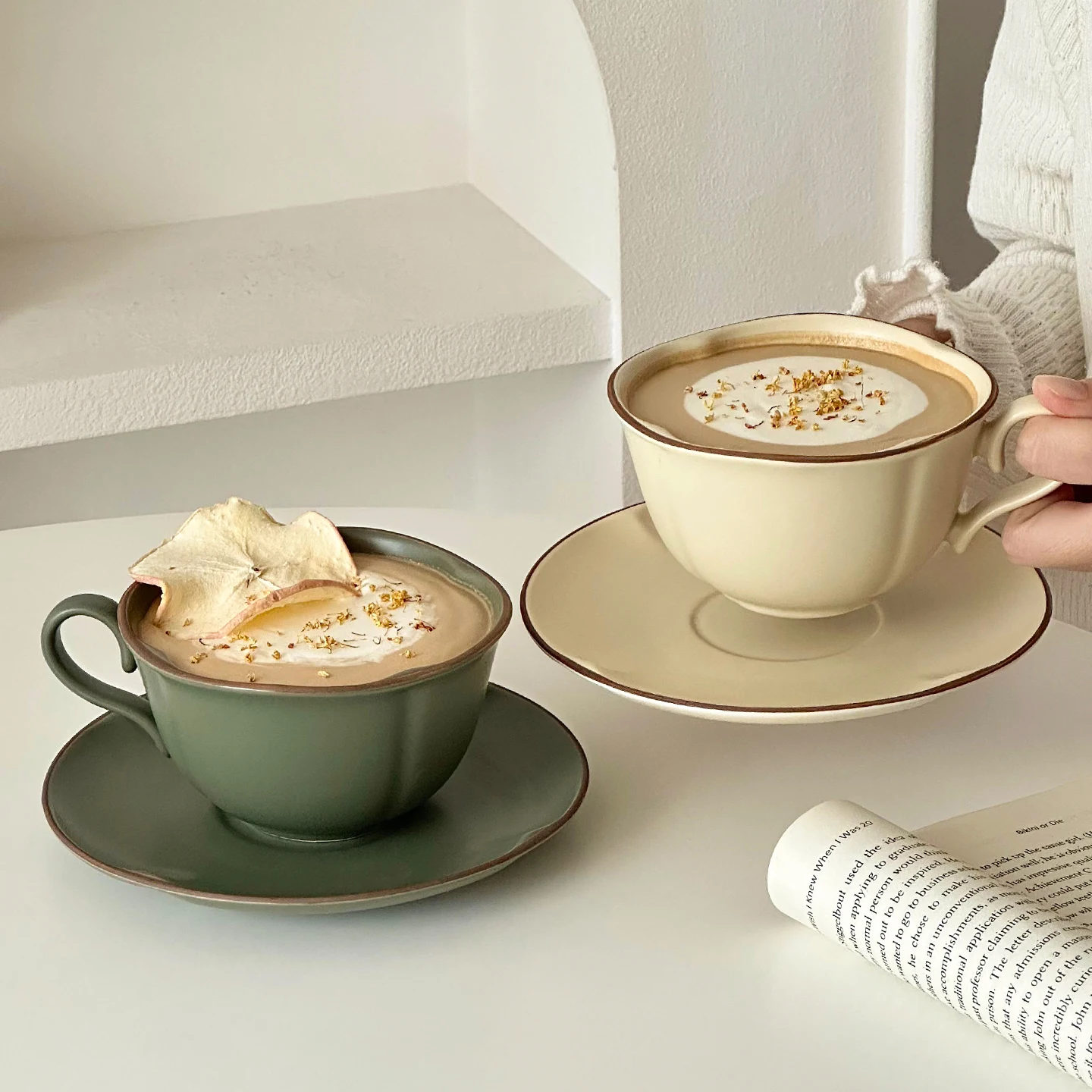 French Retro Ceramic Coffee Cu - Korean Tea Set review and price