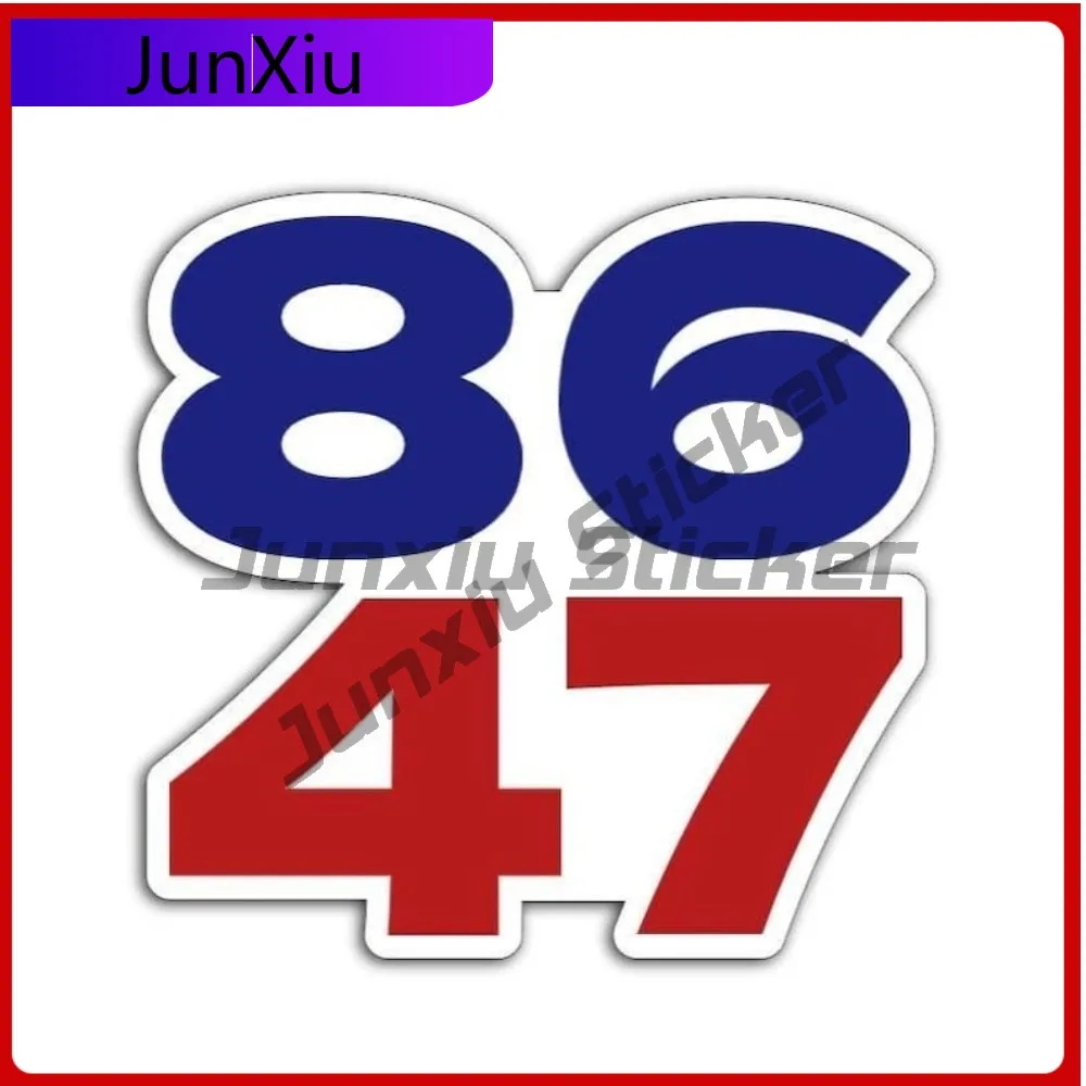 

8647 Bold Vinyl Decal Sticker Pack Anti-trump Political Statement Progressive Gift Car Laptop Window Anti Scratch Exterior Pvc