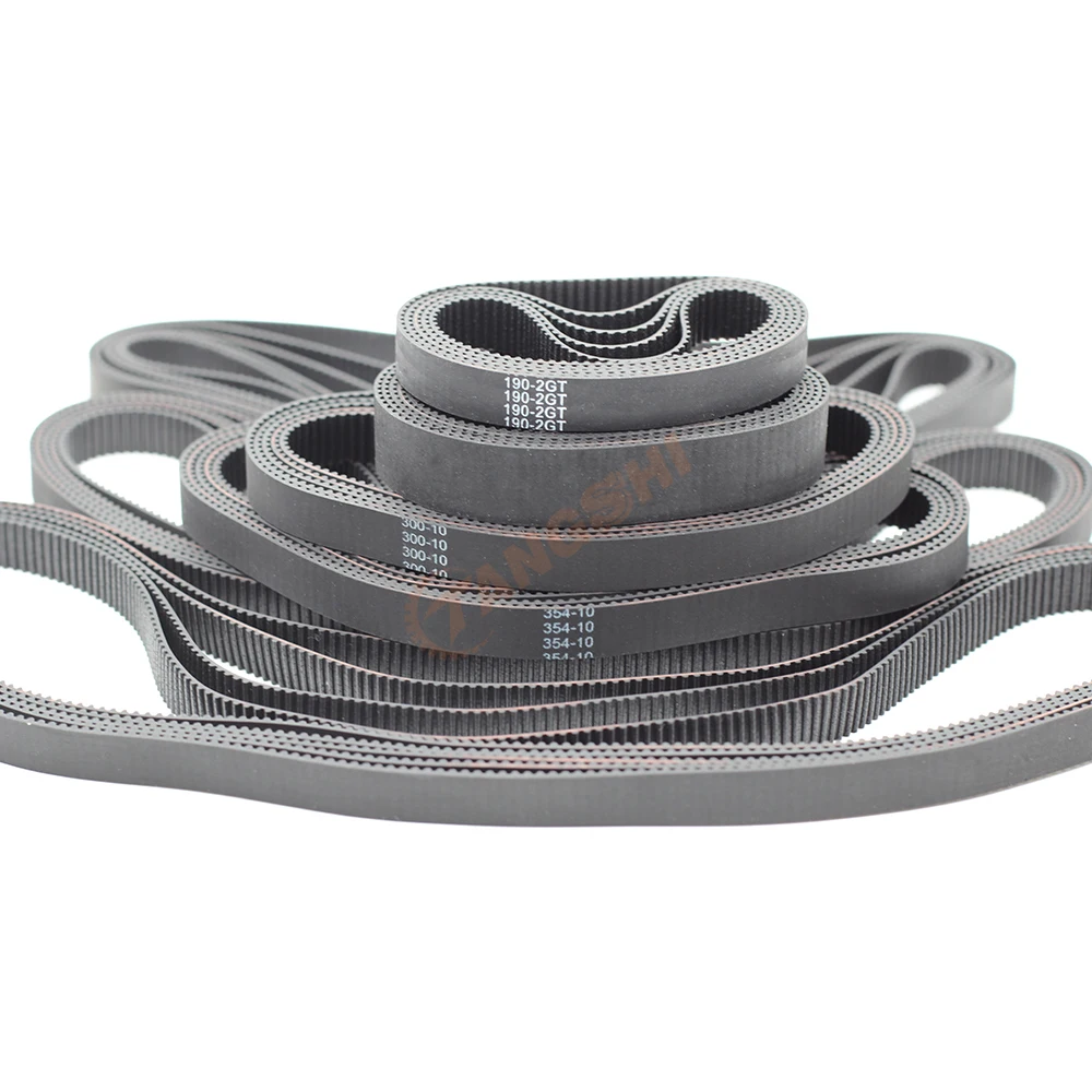 2GT 2MGT Closed Loop Timing Synchronous Belt Perimeter 240 242 244 246 248 250 252 254 256 258 260 262mm GT2 Belt Width6/10/15mm