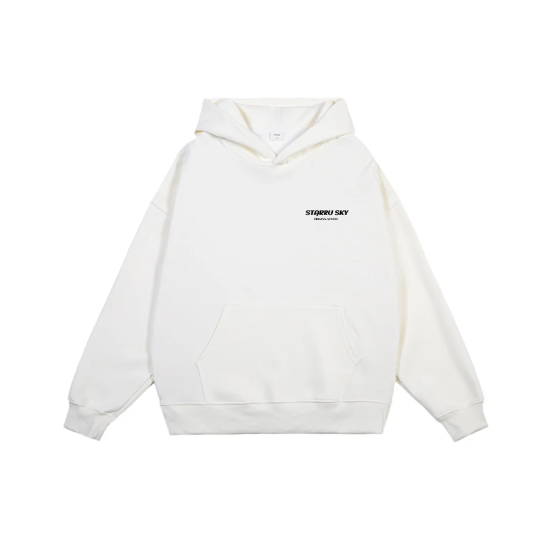 Uma marca na moda carta gráfica hoodie puro algodão primavera e outono luxo nicho marca moda masculina e feminina y2k hoodie