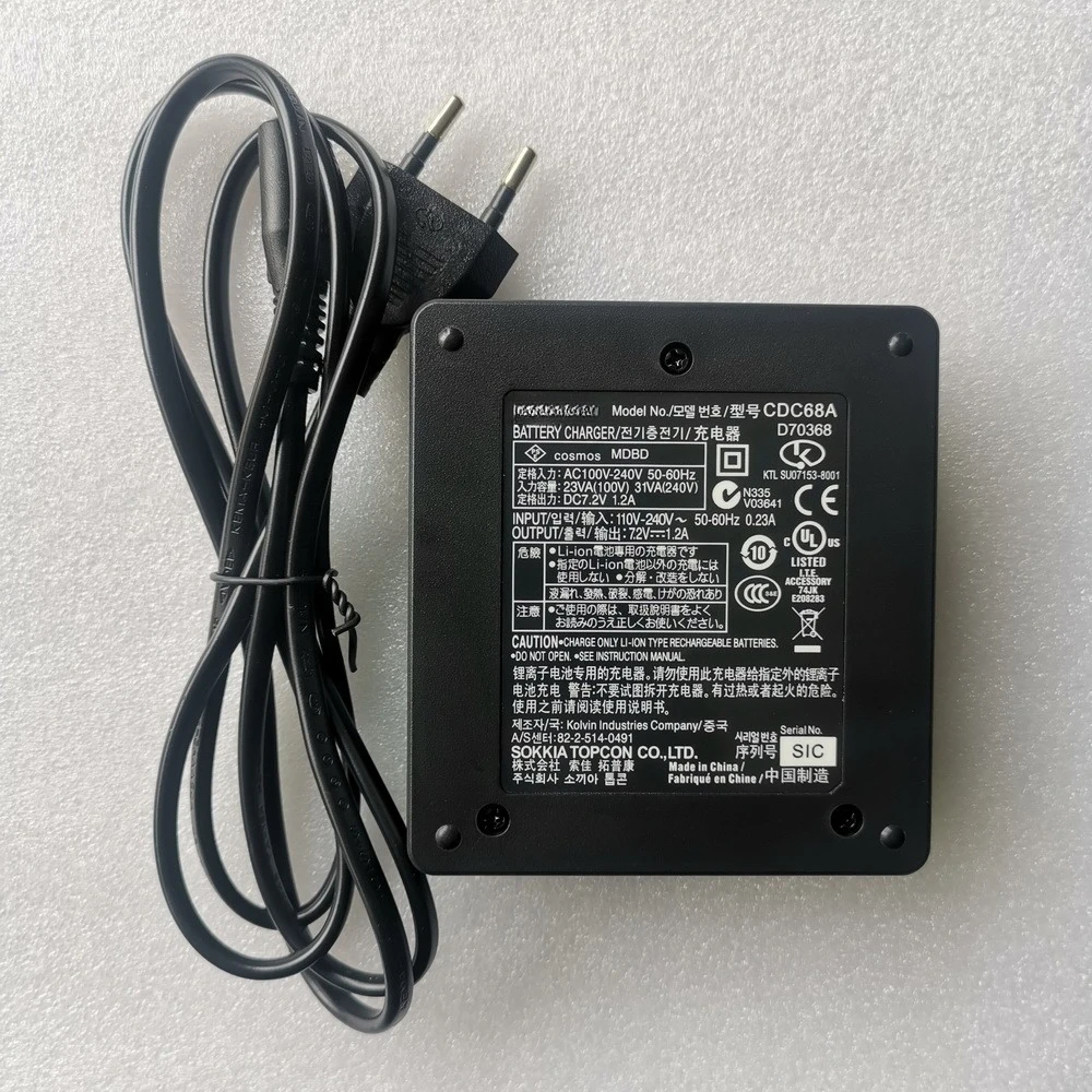 TOPCON 充電器CDC68A 　バッテリー BDC70 Amazon.com: New CDC68 Dual Charger Compatible with Topcon ES, OS