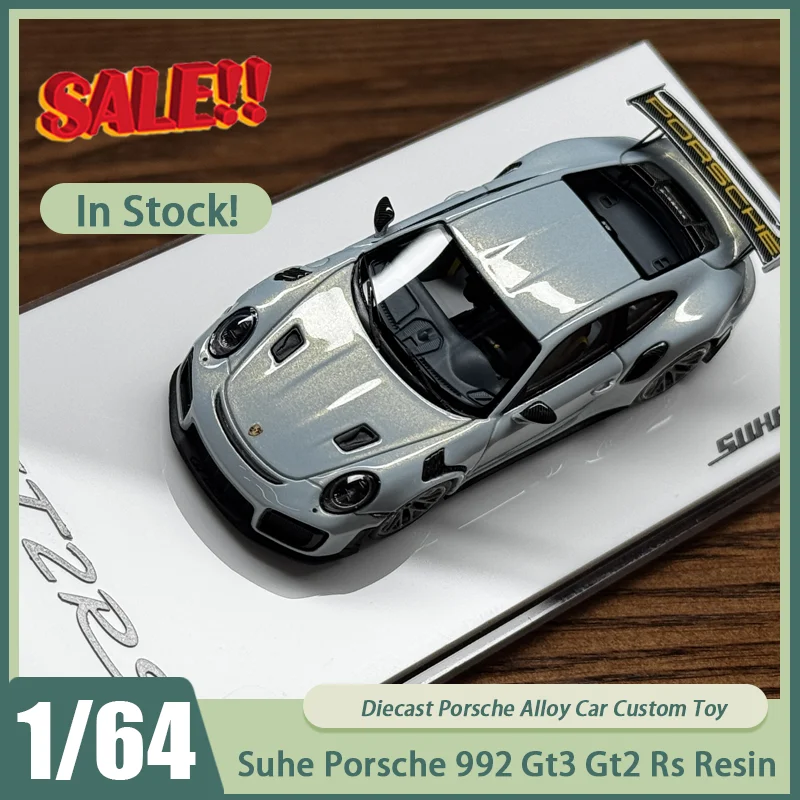 

New In Stock Suhe 1:64 Porsche 992 Gt3 Rs Gt2rs Resin Car Static Limited Edition Miniature Diecast Porsche Ornaments Custom Toys