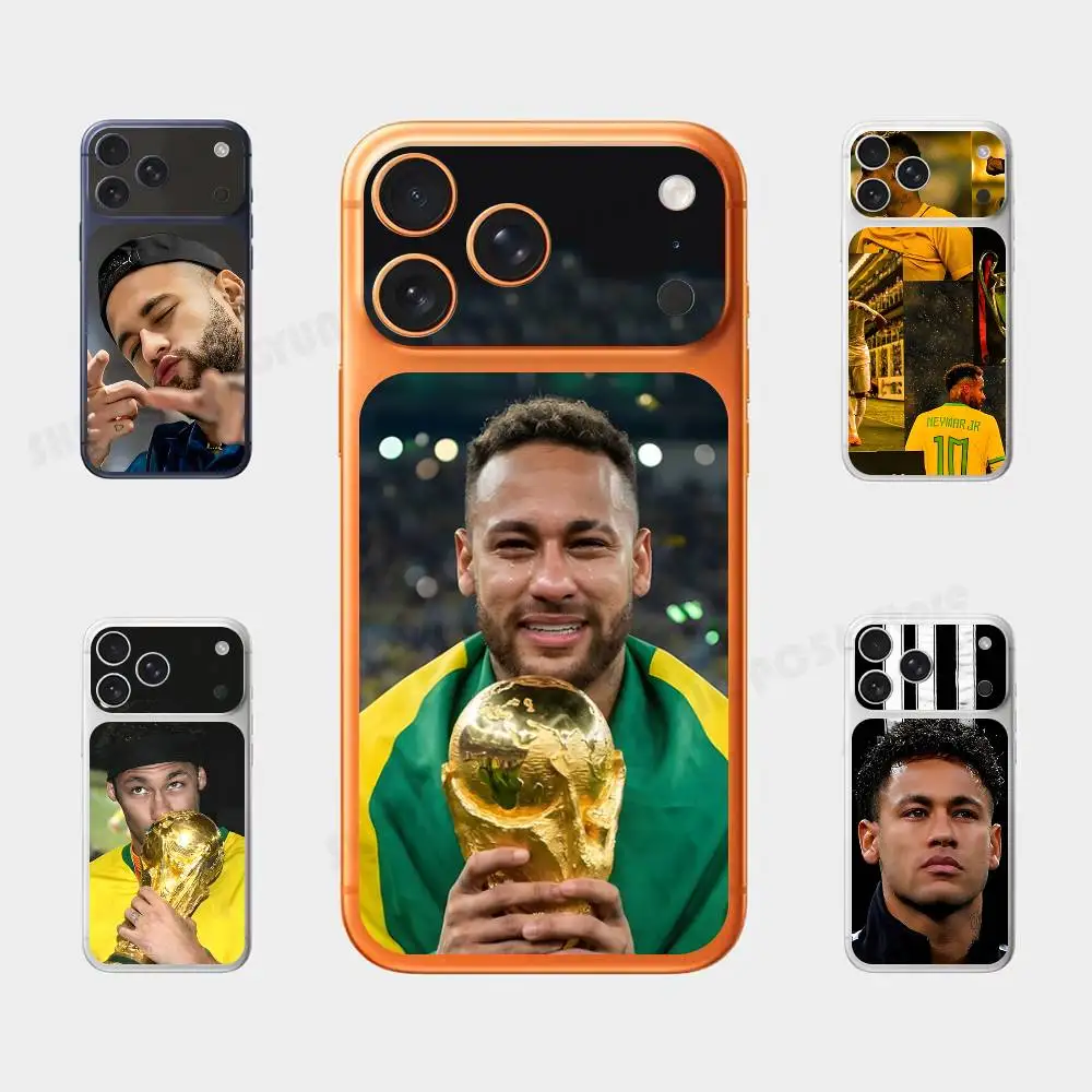 

Football Star N-Neymar Sports Plain Decal Skin For IPhone17 Pro ProMax Back Film Cover Wrap Anti-scratch Durable Sticker