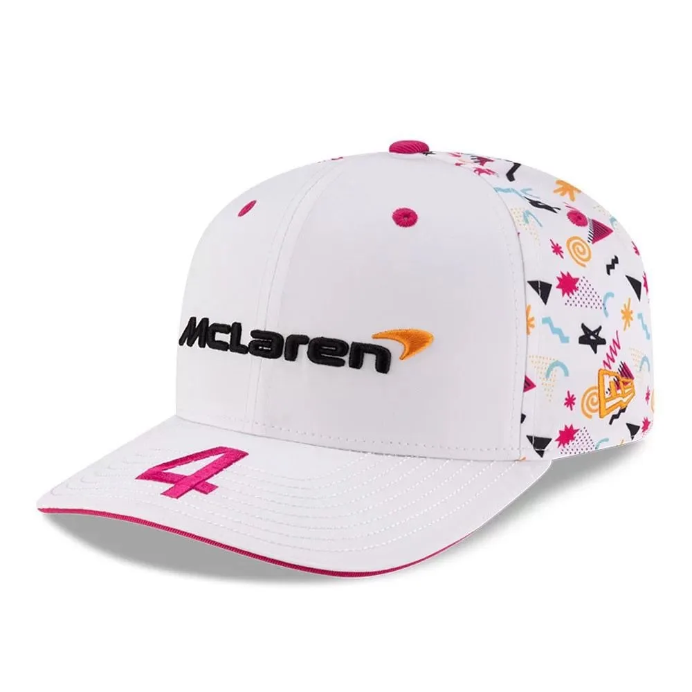 Casquette de loisirs imprimée pour hommes et femmes, broderie pour McLaren F1 Racing Team, haut de gamme, mode, casquette de Baseball, chapeau décontracté réglable