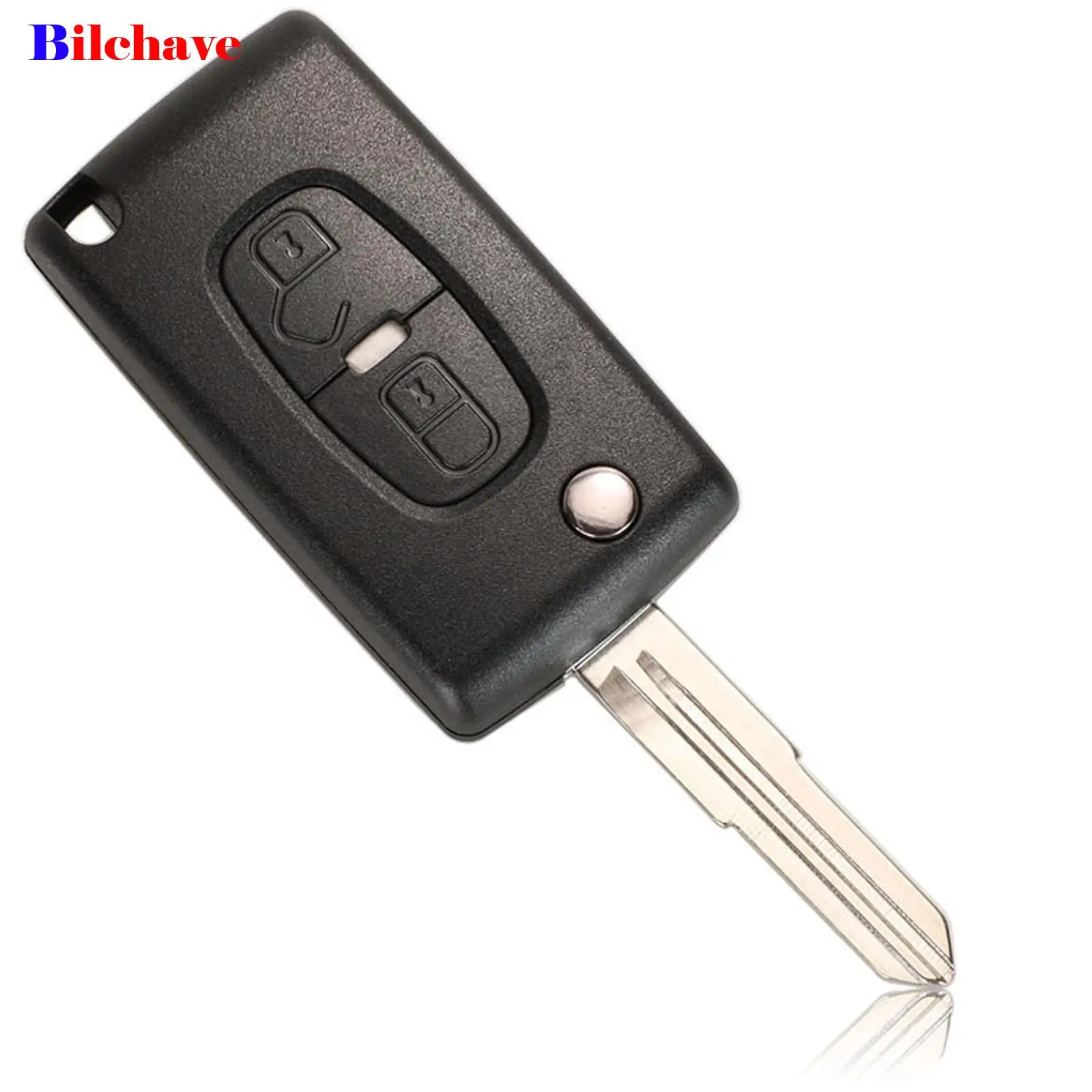 

jingyuqin 5pcs FOR Peugeot 4007 ET 4008 Citroen C-Crosser C4 Aircross 2 Buttons Flip Remote Car Key Shell Case MIT11R Blade Fob