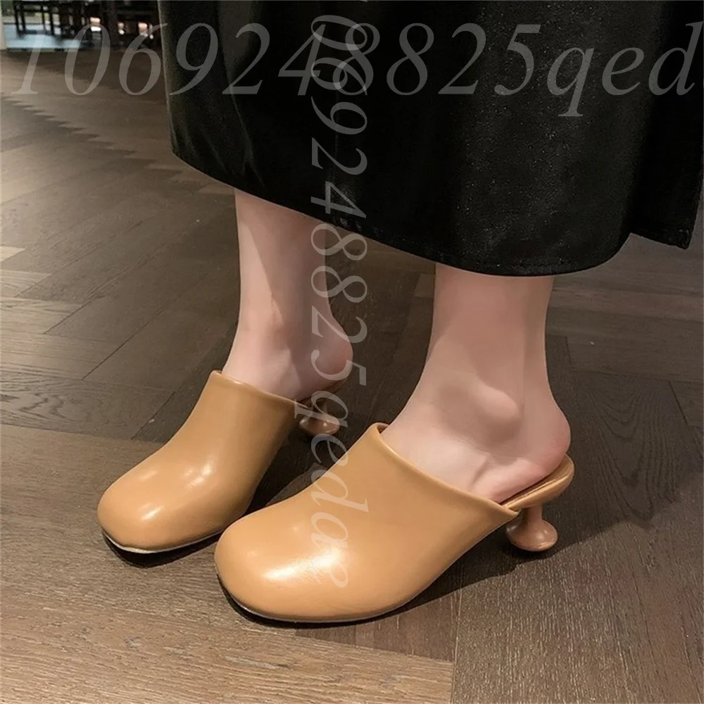 zapatillas-de-tacon-escultural-rojas-beige-para-mujer-punta-cuadrada-cerrada-estilo-sin-cordones-parte-superior-de-cuero-liso-mate-zapatos-unicos-sin-cordones