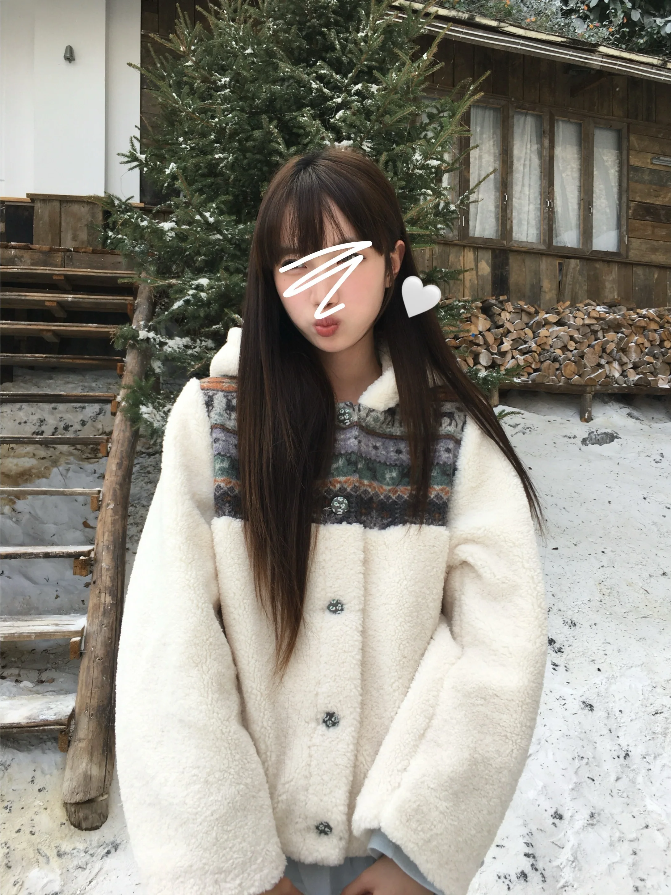 

Зимняя куртка Island Diary 22 Thiened ort Lamb Velvet Winter Jaet Fair Island Girl, дизайн с элементами стеганой ткани, зимняя верхняя одежда для женщин