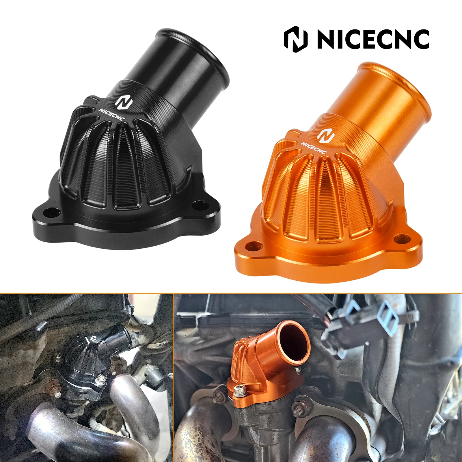 For Husqvarna Norden 901/Expedition Thermostat Housing Water Connector for KTM 790 890 Adventure/R 790 890 Duke/R 2018-2025