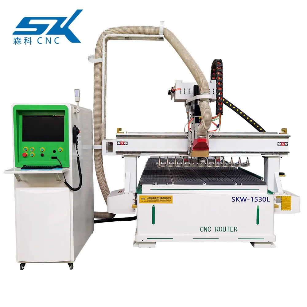 Wood Door Making Cutting Hine ATC Cnc Router 1325 Ear Carpentry Equipment Woodworking Hines