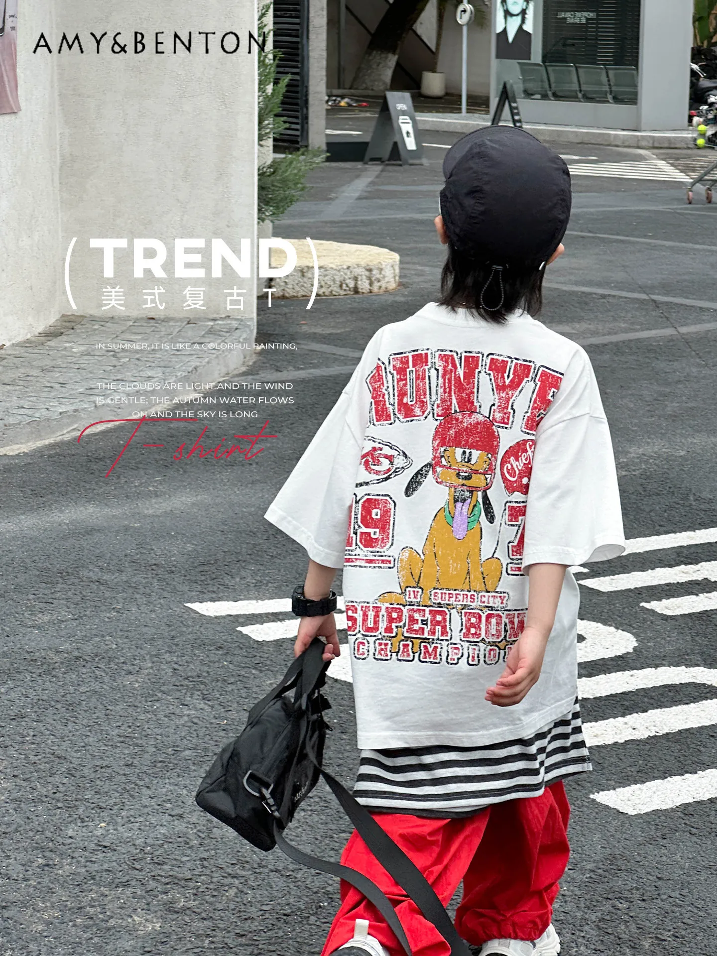 boys-summer-2026-new-double-gauze-pure-cotton-white-cool-street-dance-t-shirt-boys-short-sleeve-cartoon-dog-print-loose-fit-top