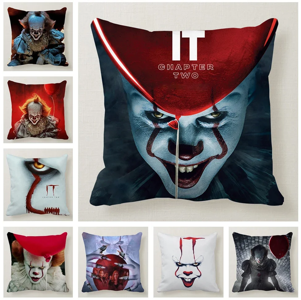 Home Decor Happy Halloween Horror Pillowcase Sofa Car Cushion Cover Bedroom Decor Pillowcase 45x45cm funda de almohada