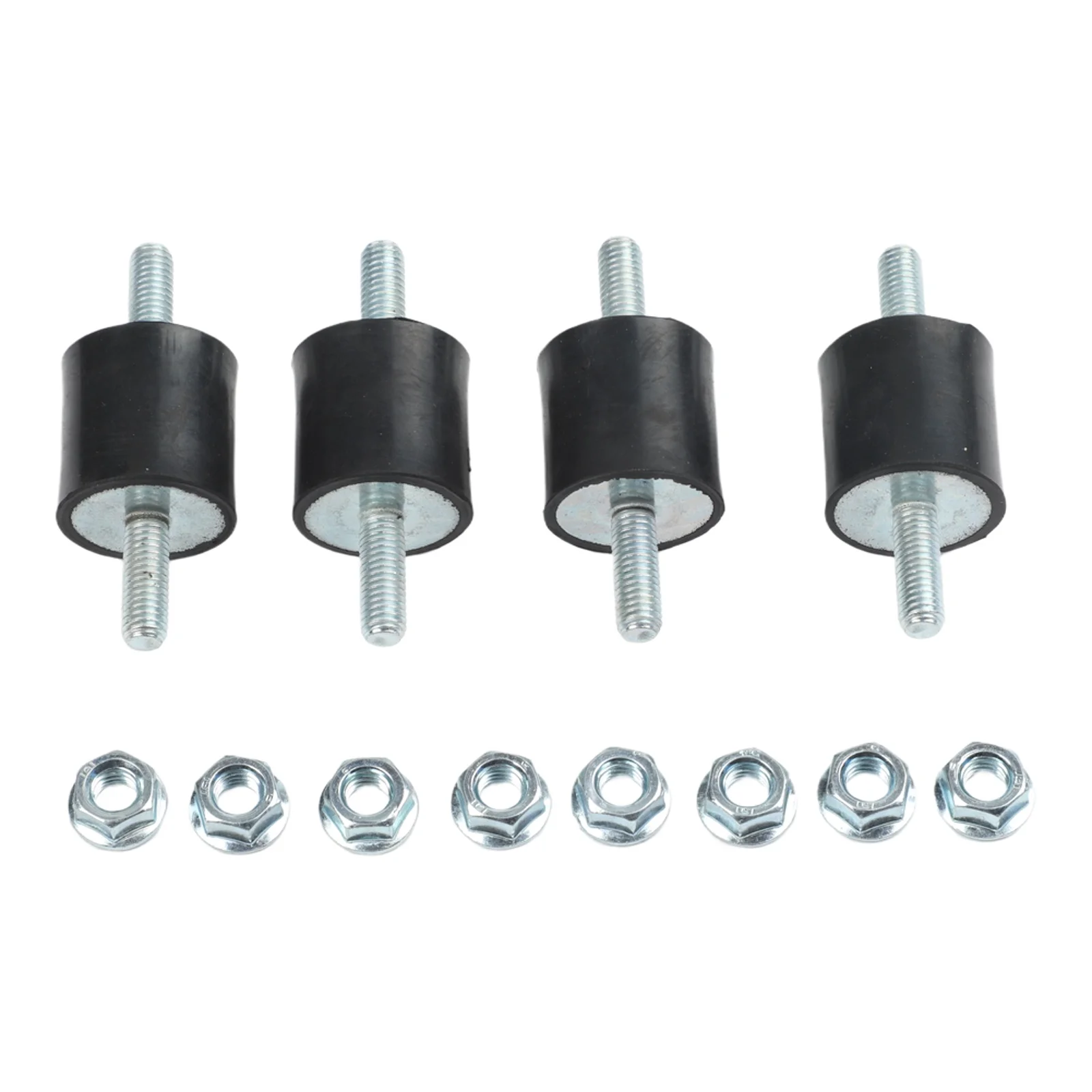 1 Set Engine Mount Shock Absorber Rubber Vibration Damper For Air Compressor Water Pump Diesel Engine Noise Reduction M8