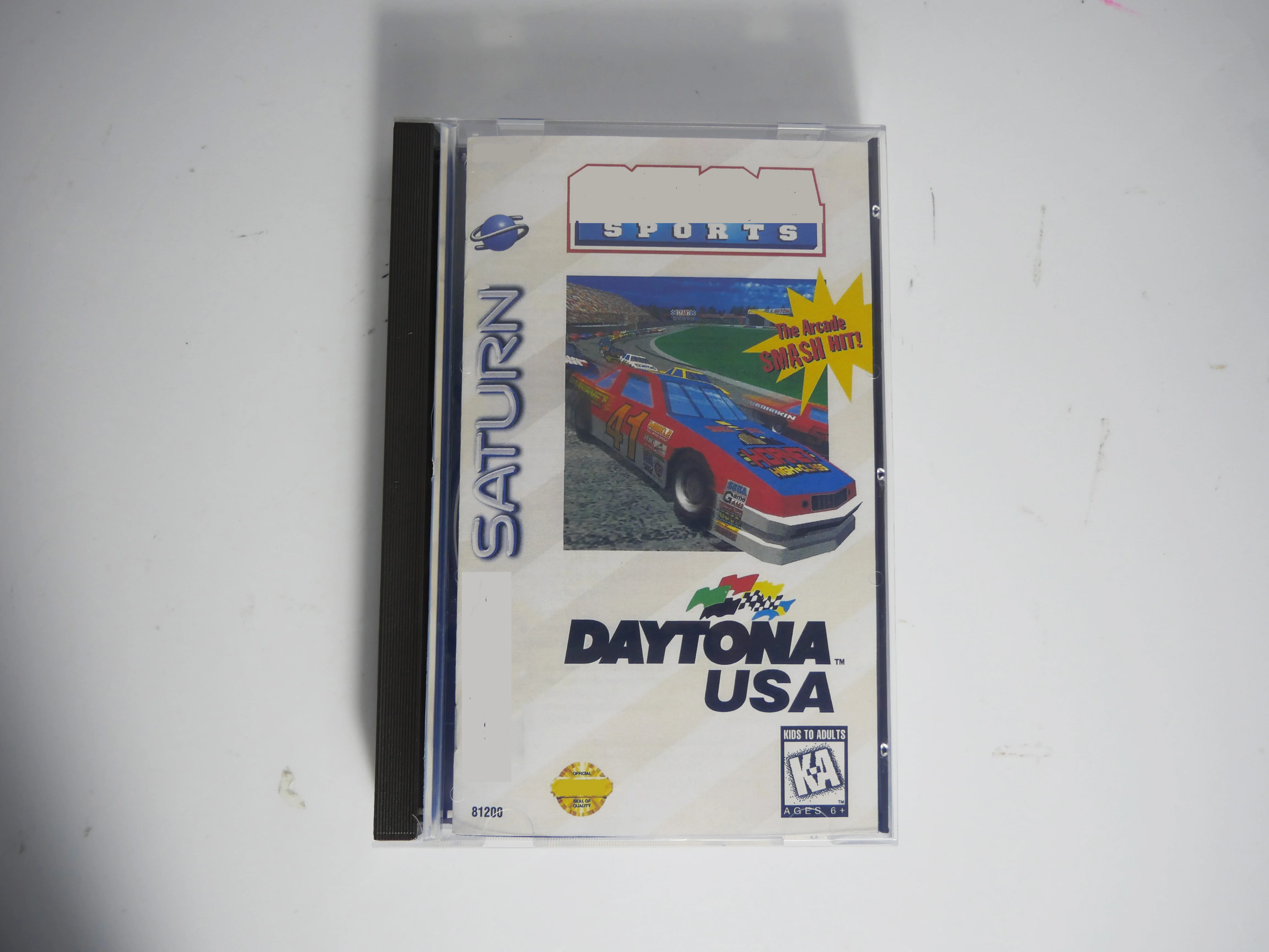 

Saturn Copy Disc Game Daytona USA With Manual Unlock Console Game Retro Video Direct Reading Game