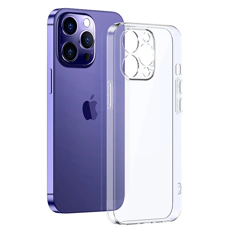 Funda de silicona suave ultrafina para iPhone 14 13 12 Mini 11 Pro XS Max X XR SE 2022 2020 7 8 6S 6 Plus 5 5S cubierta trasera transparente delgada