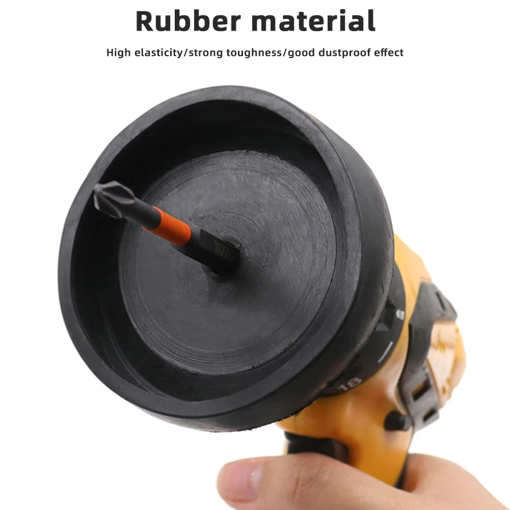 Electric Drill Rubber Dust Collected Cover Electric Drill Dust Collecting Sleeve For DIY Drilling пылесборник для перфоратора