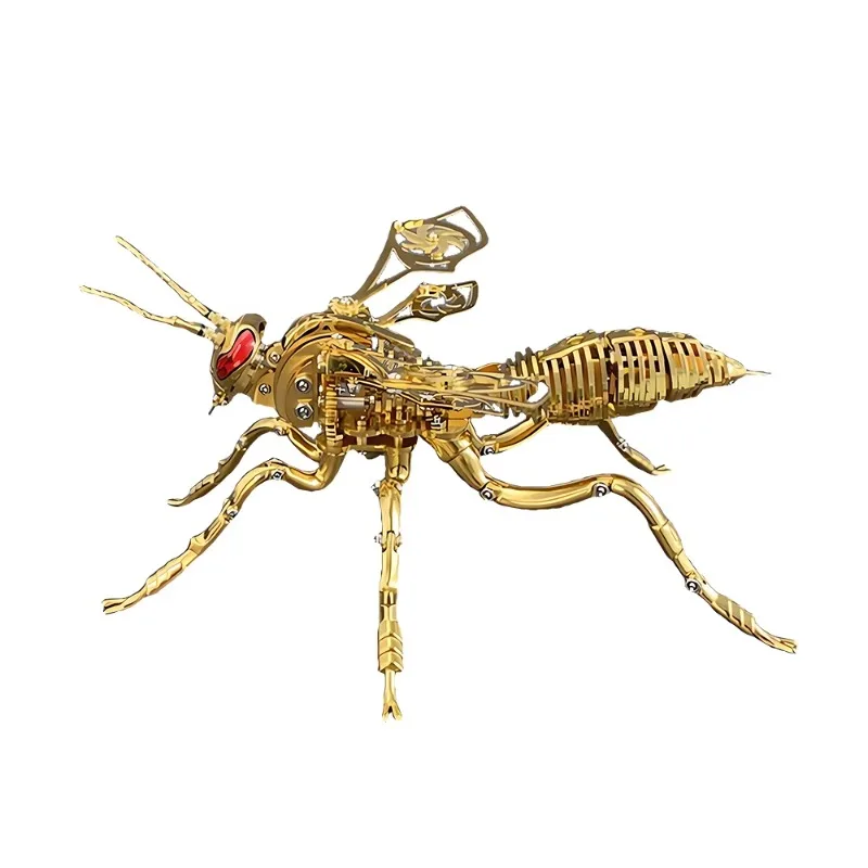 

Металлическое оборудование 3D-головоломка Оса DIY Игрушечная модель Ремесло Украшение Ручная сборка Модель Оса Дисплей Подарок Взрослый 3D-головоломка Подарок