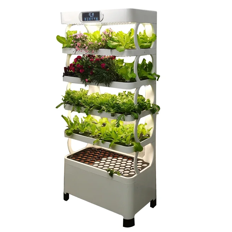 Intelligent Planting Cabinet Standing Vertical Garden Farm  Combined herbs Vegetable  hydroponic  growing system Kit AMIII