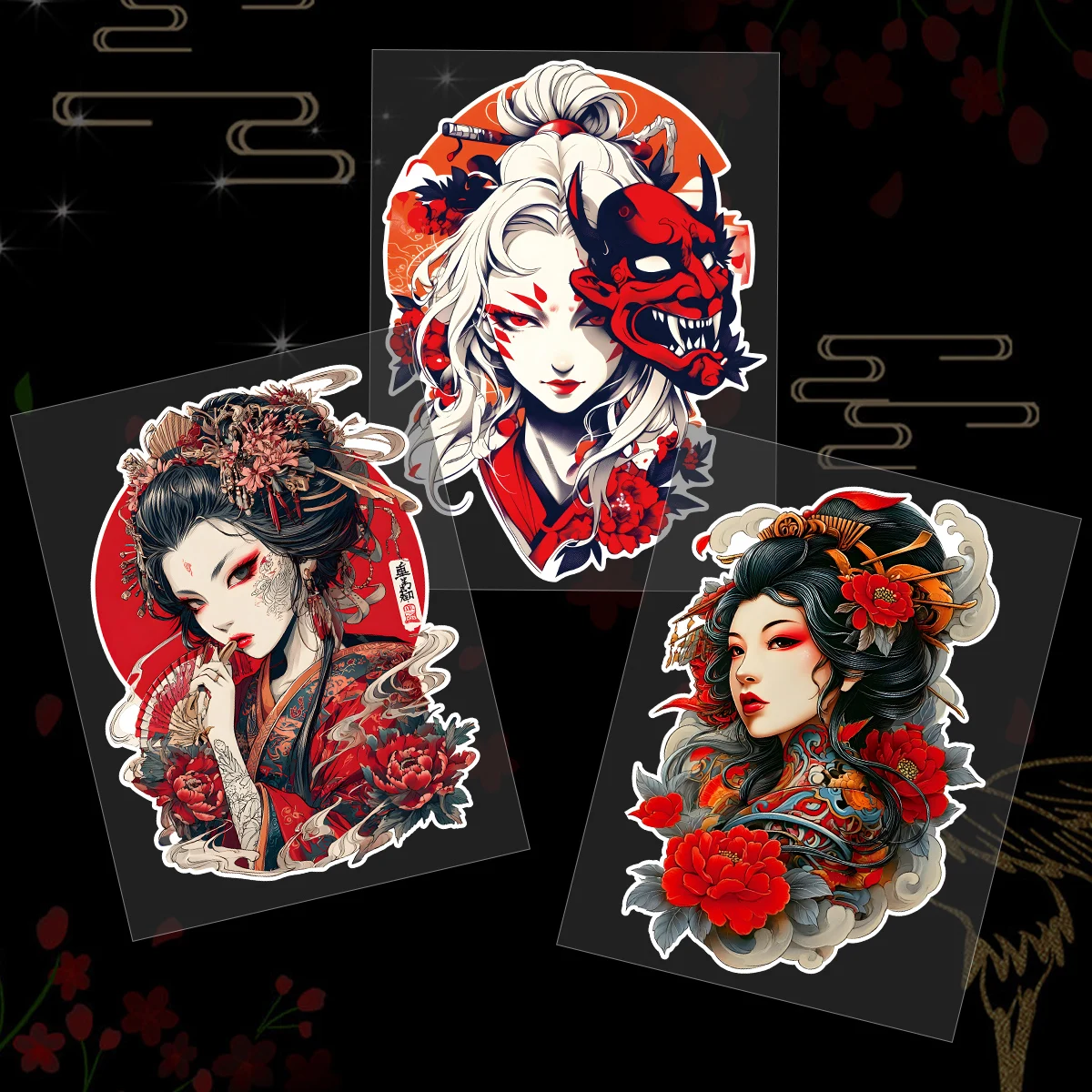 

1 шт. Японская аниме-наклейка JDM с изображением девушки, светоотражающая, водонепроницаемая, виниловая, для мотоцикла, бензобака, шлема, кузова