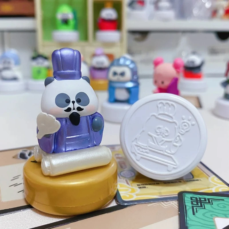 

LITTLE PA'S THREE KINGDOMS Series слепая коробка милая загадочная коробка фигурки куклы Kawaii игрушки подарок на день рождения Caixa Caja