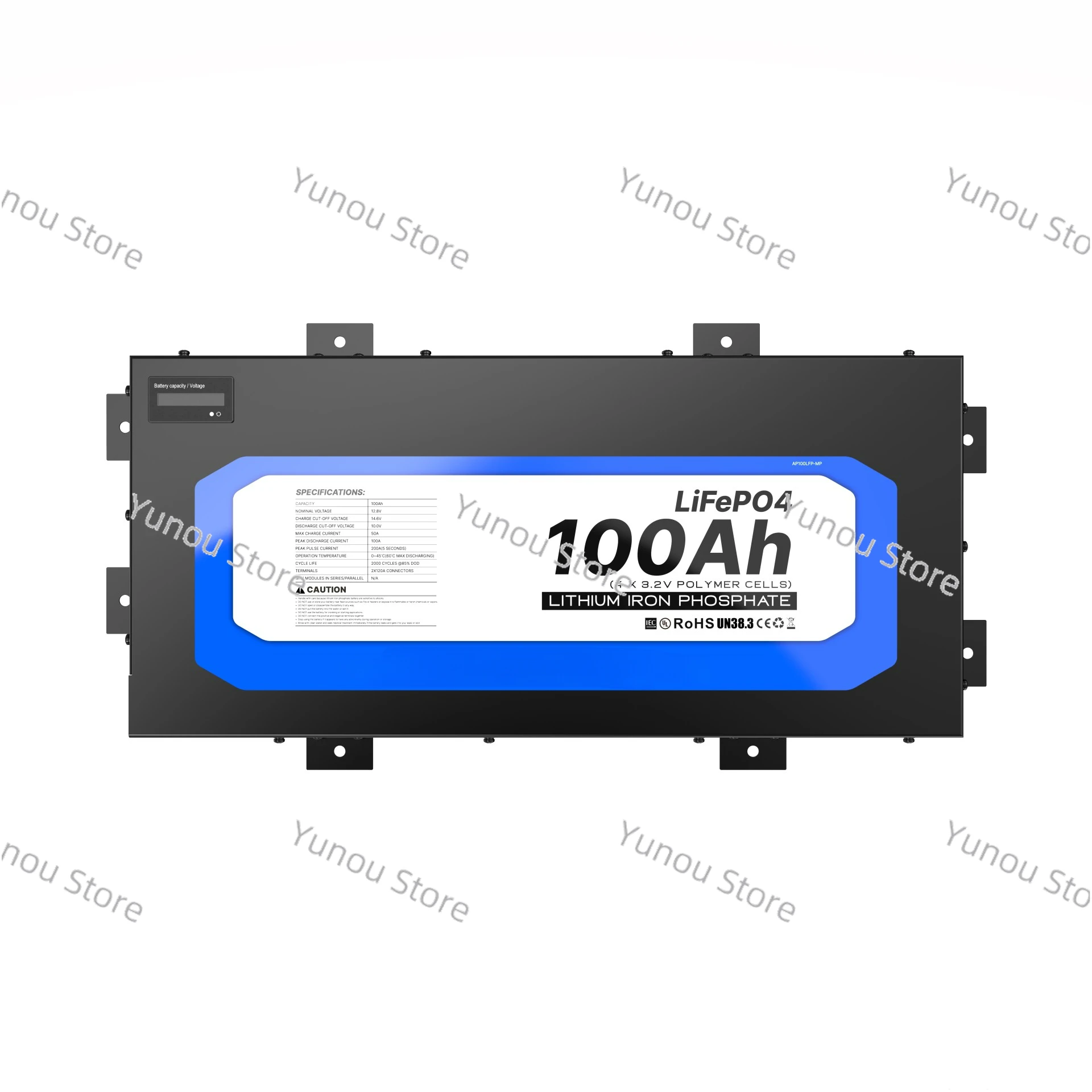 Lithium Iron Phosphate Battery for RV, Ultra-thin, Easy to Install, Space Saving