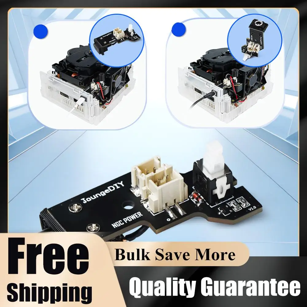 

Многофункциональный адаптер питания NGC Game Cube, замена блока питания DC/Type C, модуль питания для игровой консоли NGC, плата питания DOL-001/101