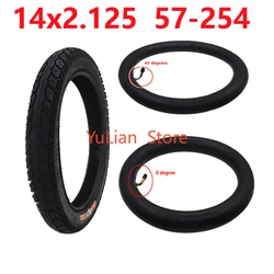 14x2.125 tire 57-254 tyre inner tube for 14'' Electric Vehicle pneumatic wheel tyre 14* 2.50 / 14x2.5 Electric bicycle  tyre