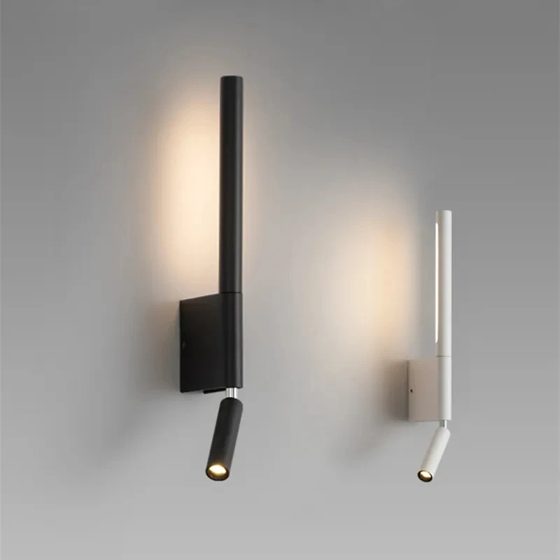 Bedside Wall Light 330 Degree Rotation LED Reading Night Lamp Adjustable With Switch For Hotel Bedroom Indoor Decor Lighting