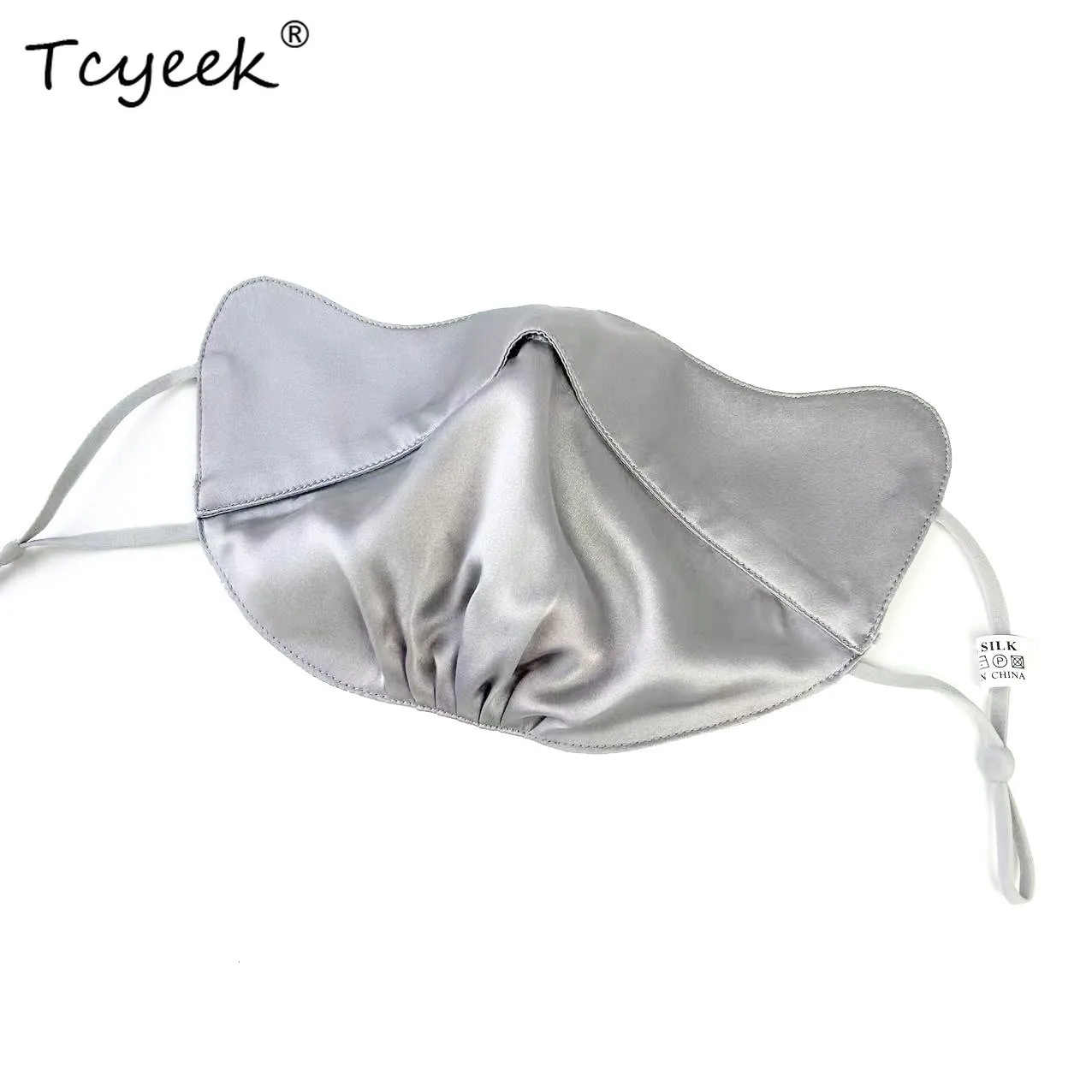 

Tcyeek, маски из 100% натурального шелка, солнцезащитный крем унисекс, защита от ультрафиолета, дышащая маска для защиты глаз, лето 2023, осень A48569QC