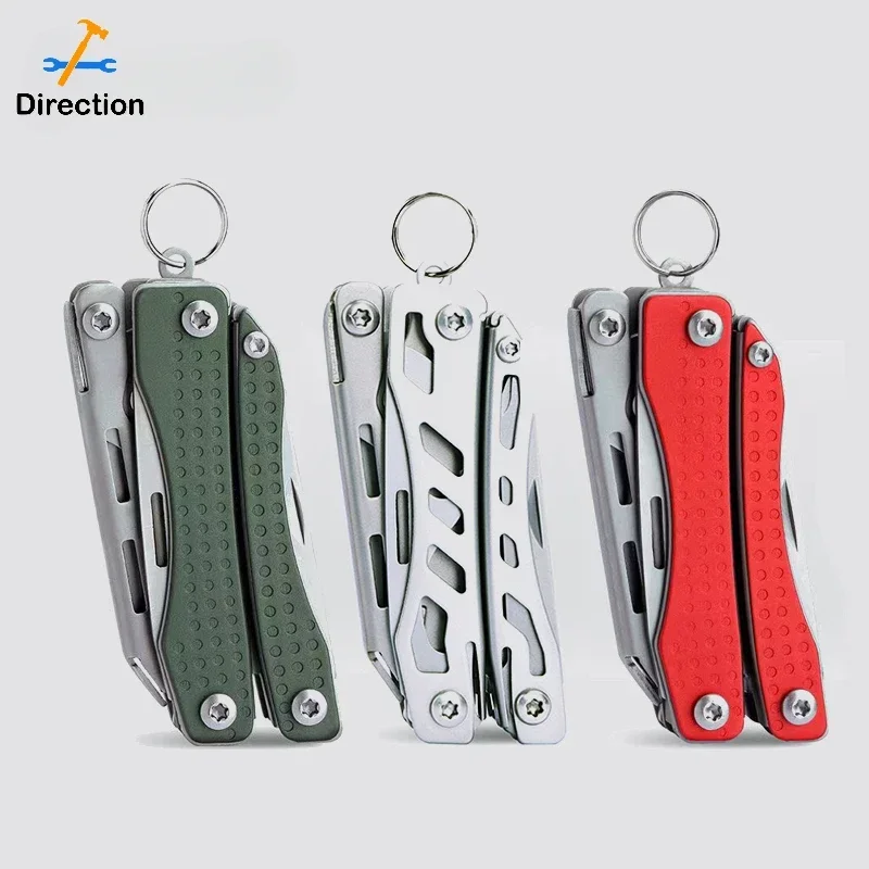 

NexTool Mini Flagship Red/Green 10 IN 1 Multi Functional Folding EDC Hand Tool Screwdriver Mini Pliers Bottle Opener Outdoor