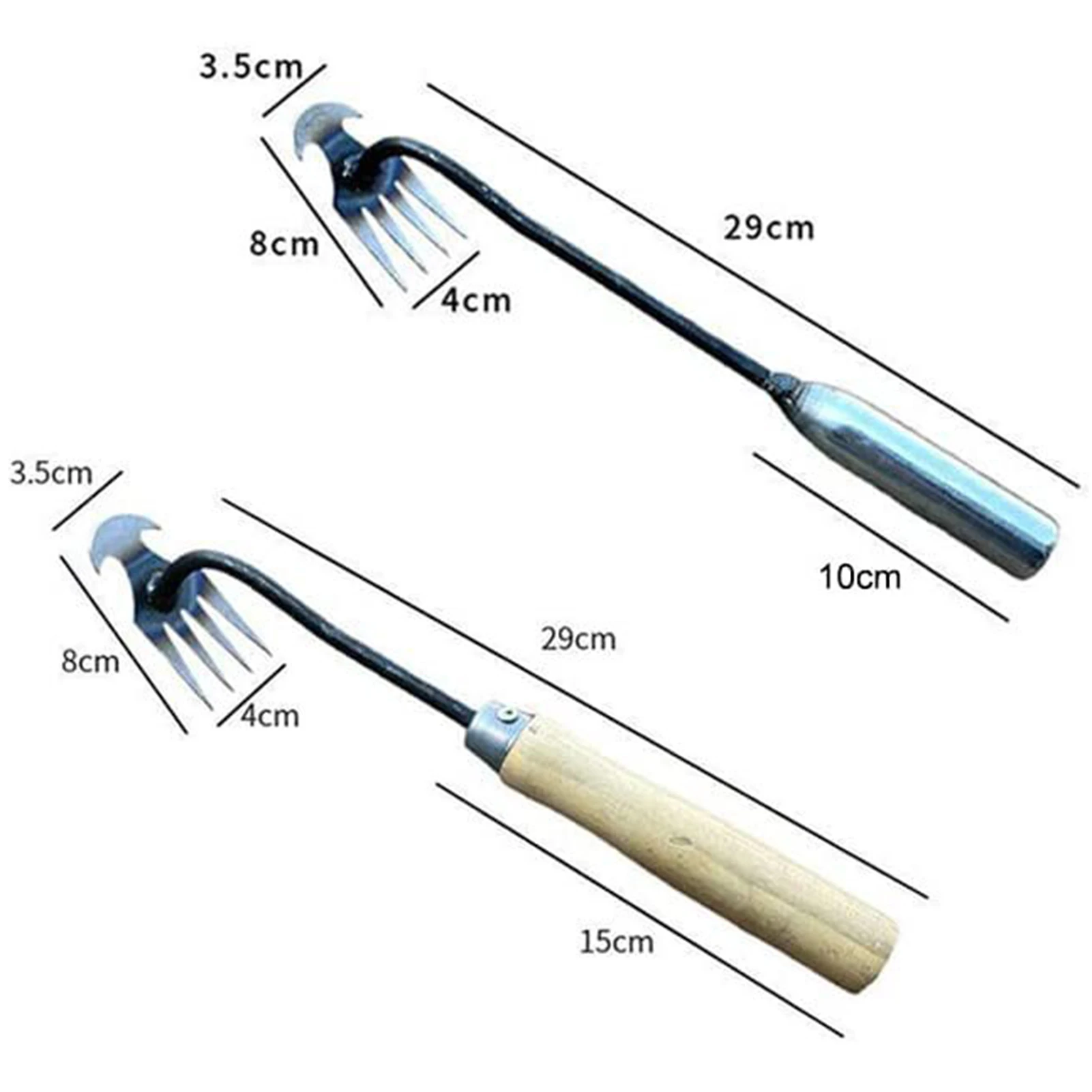 Imagem -06 - Weeding Artifact Uprooting Weeding Tool Premium Manganês Aço Forjado Erva Extrator Dentes Dupla Finalidade Weeder Novo 2023