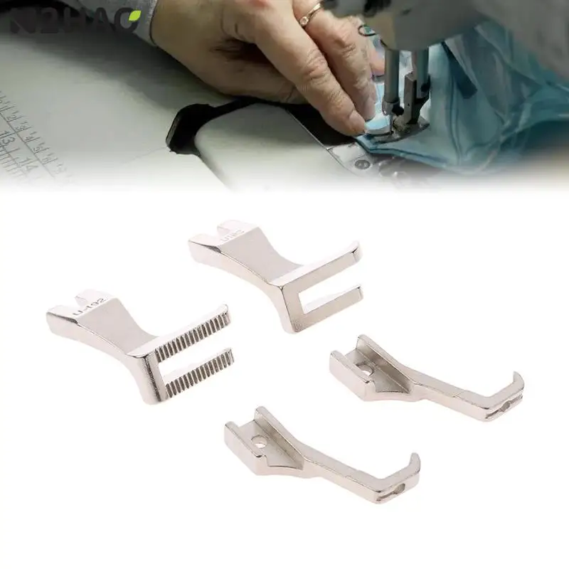 U192 U193 Standard Walking Foot with Teeth for Industrial Sewing Machine Piping Cording Welt Feet Replacement Presser Foot