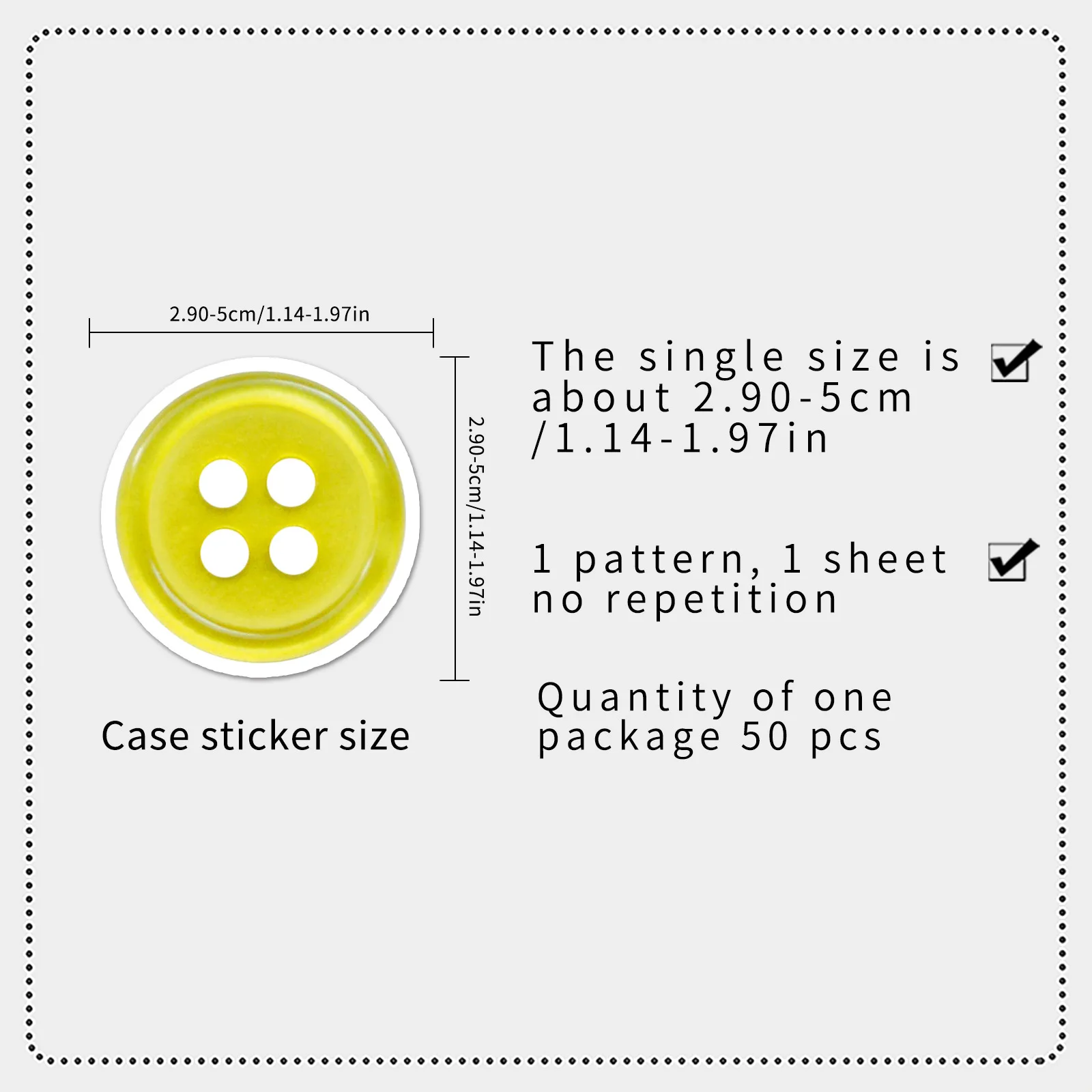 10/50 pezzi bottoni colorati personalità creativa nota a mano creativa decorazione in stile Guka adesivo impermeabile giocattolo per bambini