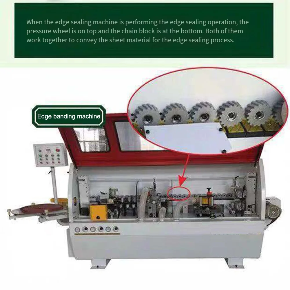 Edge Banding Roller Edge Banding Wheel Stable Operation Seamless Edge Finish Integrated Bearing Heat Resistant Rubber