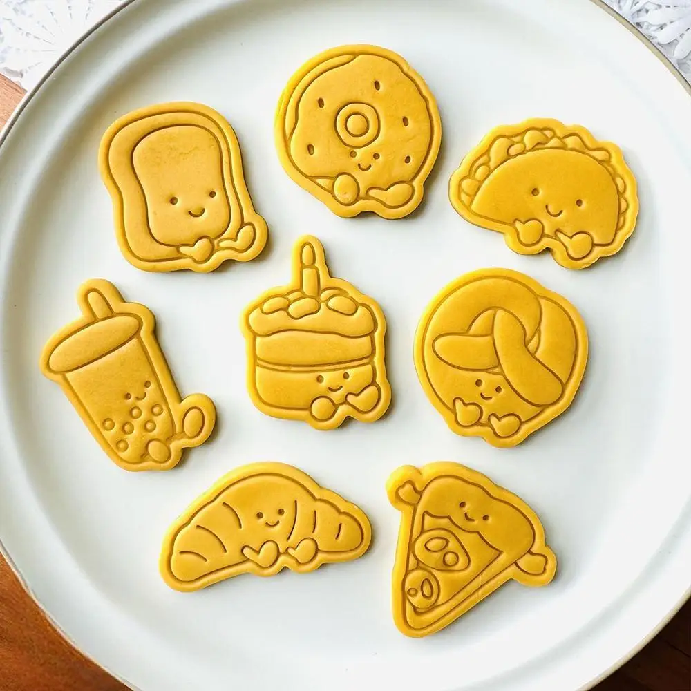 

Cartoon Food Cookie Cutters DIY Bakery Tools and Accessories Stampcookie Cutters