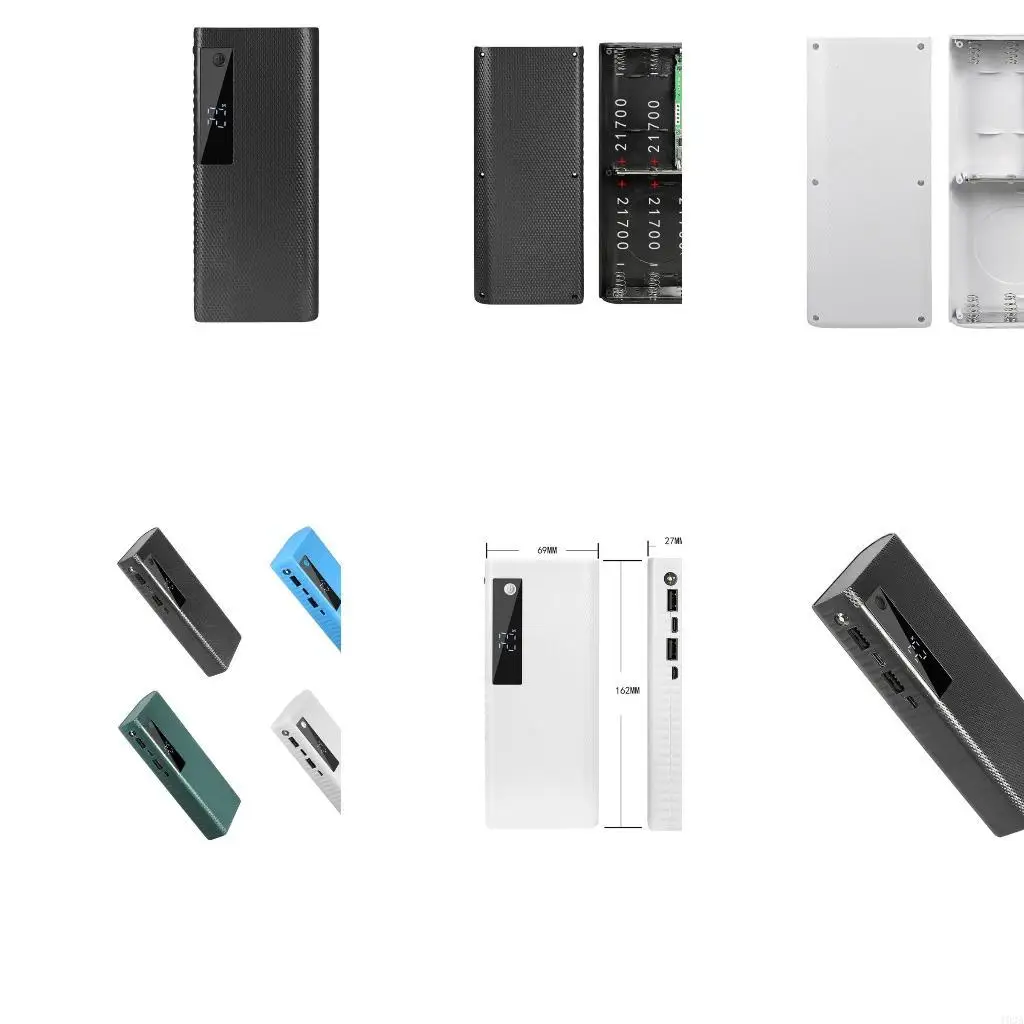 193A 5x21700 Cases External Battery Boxes Rechargeable DIY Shells Fine Workmanship Battery Cases